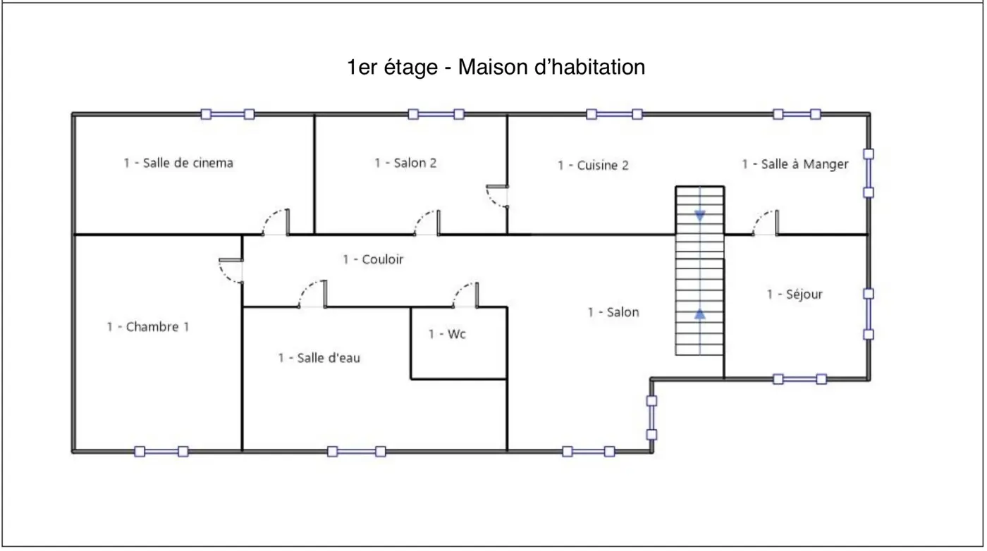 Maison 10 pièces, 340 m² à Bellevigne-les-Châteaux, photo 21 sur 22